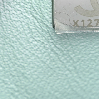 Chanel Iridescent Lambskin Quilted Mini Square Flap Light Blue 8 of 10