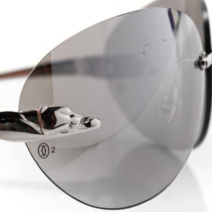 Cartier Panthere De Cartier Sunglasses Silver 10 of 10