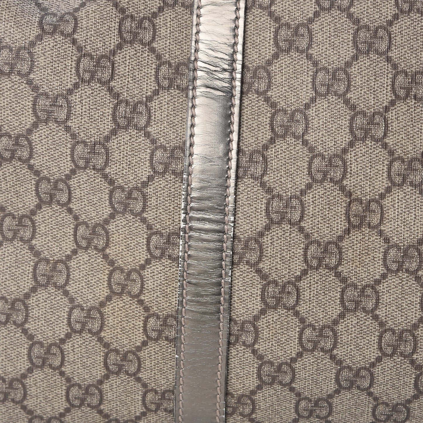 GG Plus Monogram Medium Joy Boston Silver