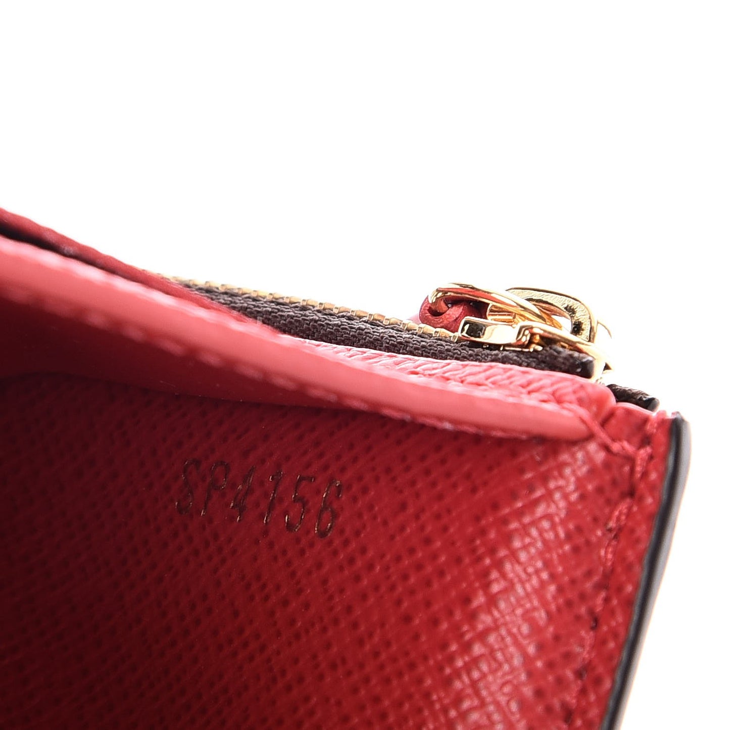 Damier Ebene Victorine Wallet Red