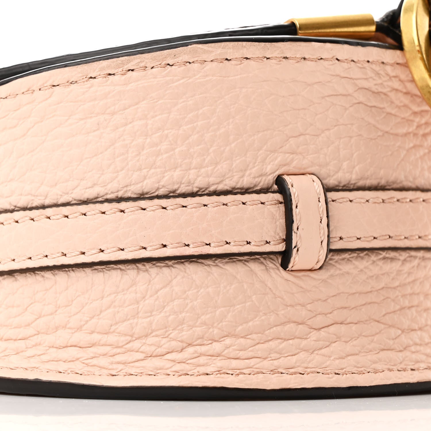 Chloe Calfskin Nano Marcie Saddle Bag Blush Nude 9 of 10