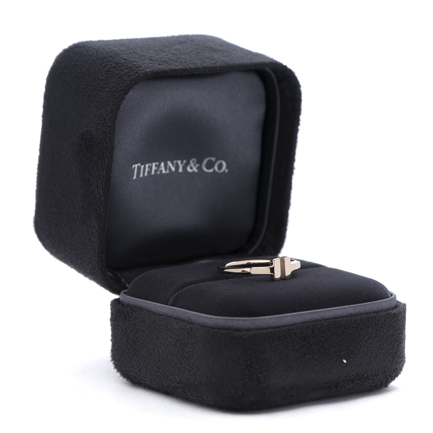 Tiffany 18K Rose Gold T Wire Ring 51 5.75 5 of 5