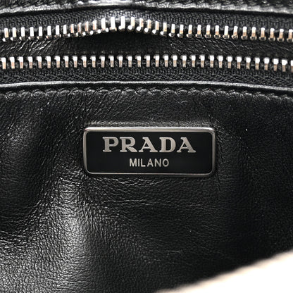 Prada Saffiano Butterfly Print Clutch Rosso Multicolor 6 of 10
