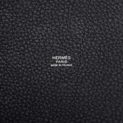 Hermes Taurillon Clemence Picotin Lock 22 MM Bleu Ocean 6 of 10