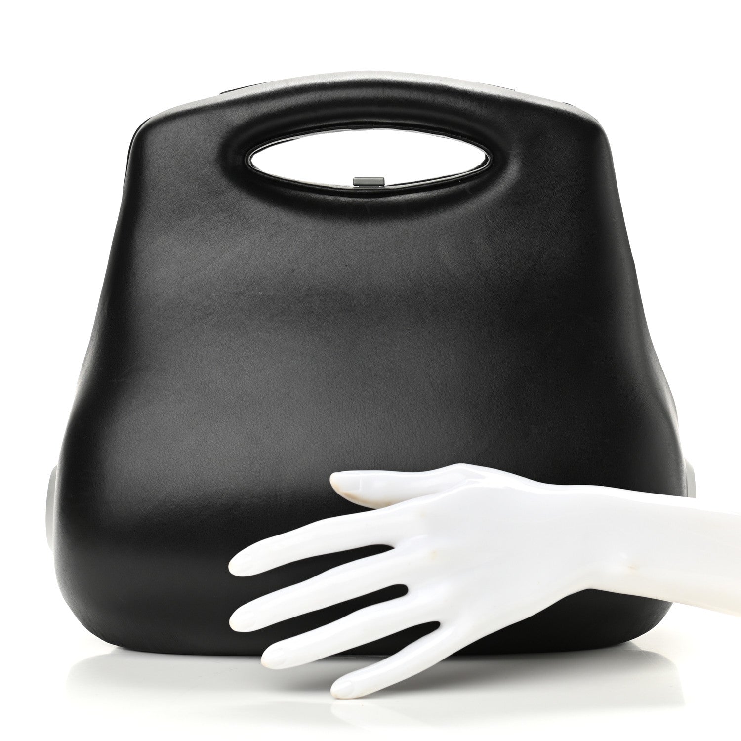 Chanel Lambskin Millennium 2005 Hard Case Bag Black 2 of 10