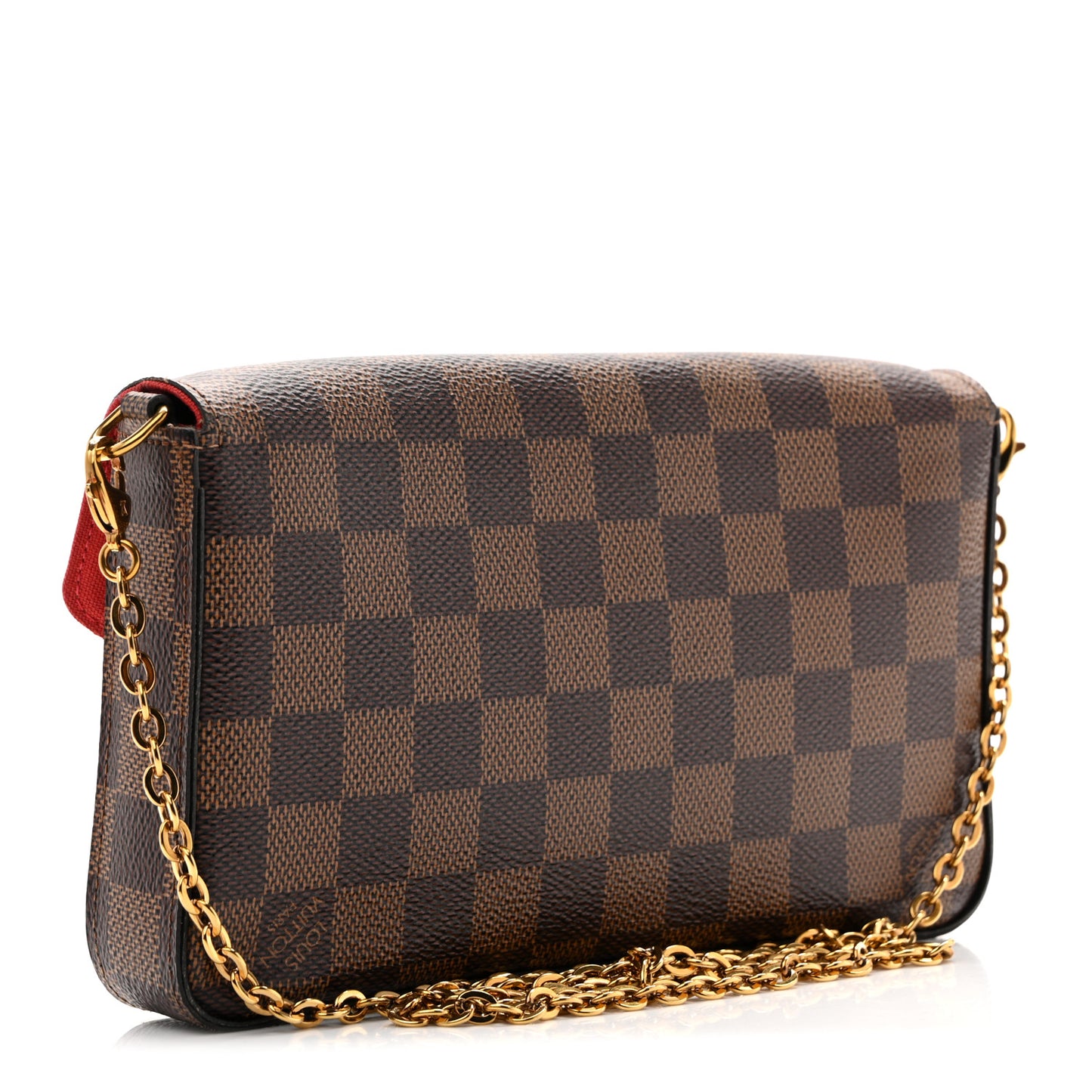 Damier Ebene Pochette Felicie Chain Wallet