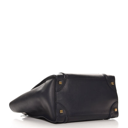 Celine Smooth Calfskin Mini Luggage Navy Blue 4 of 16