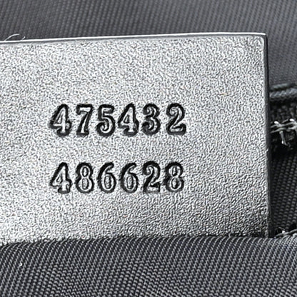 Gucci GG Supreme Monogram Web Flap Messenger Bag Black 7 of 10