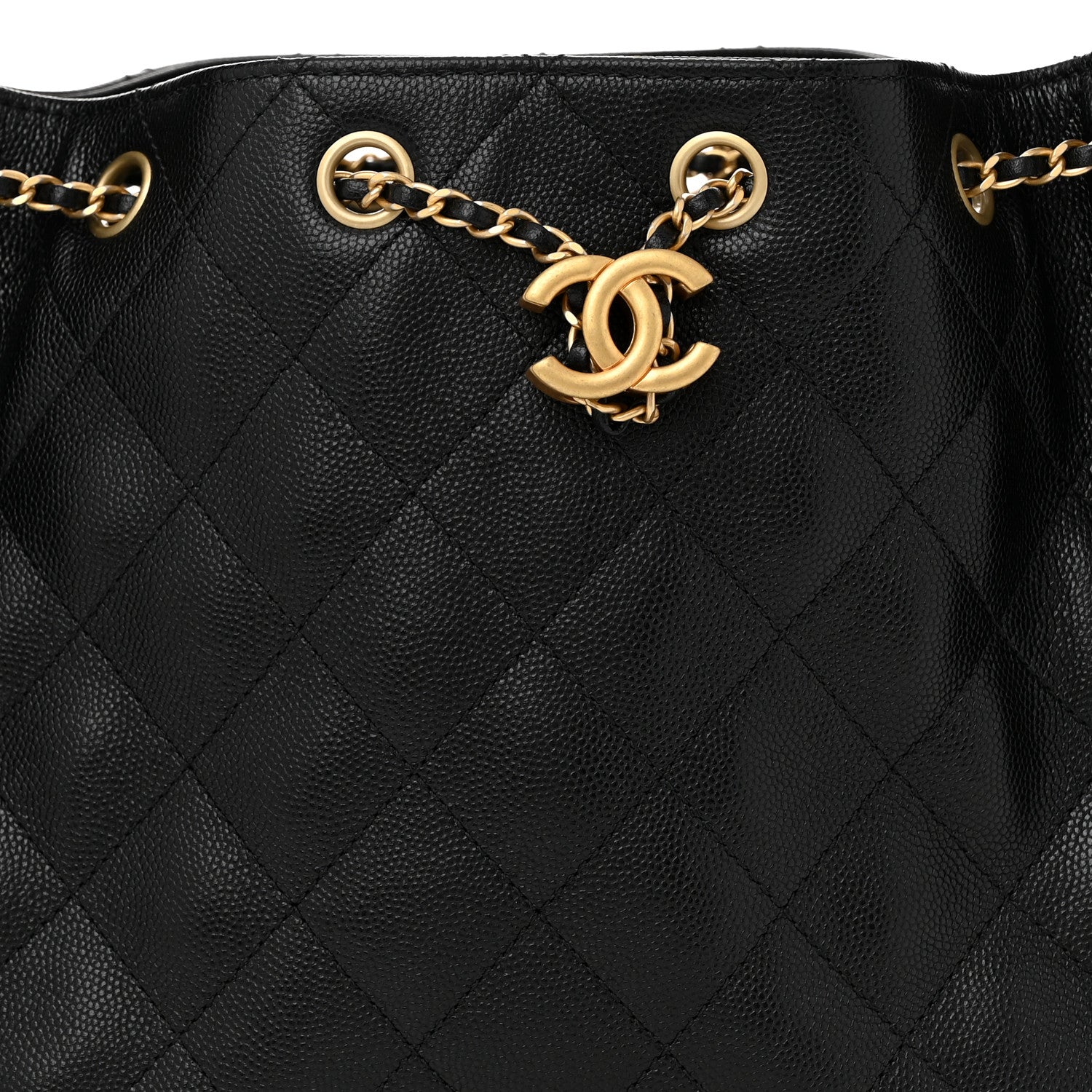 Chanel Caviar Quilted Small Chanel 25 Handbag Black 8 of 11