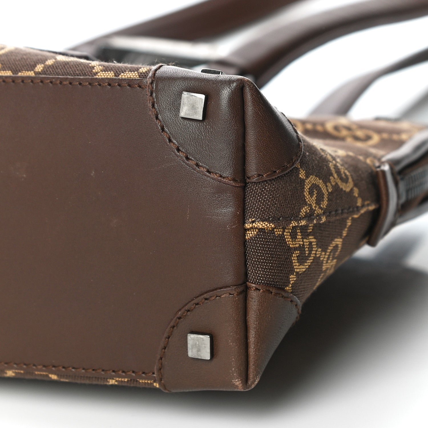 Gucci Monogram Shoulder Bag Dark Brown 5 of 11