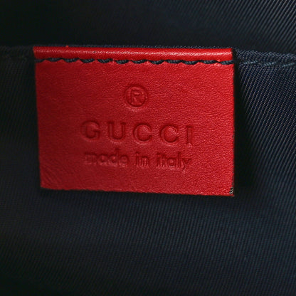 Gucci GG Supreme Monogram Blooms Large Cosmetic Case Beige Blue Navy Hibiscus Red 6 of 9