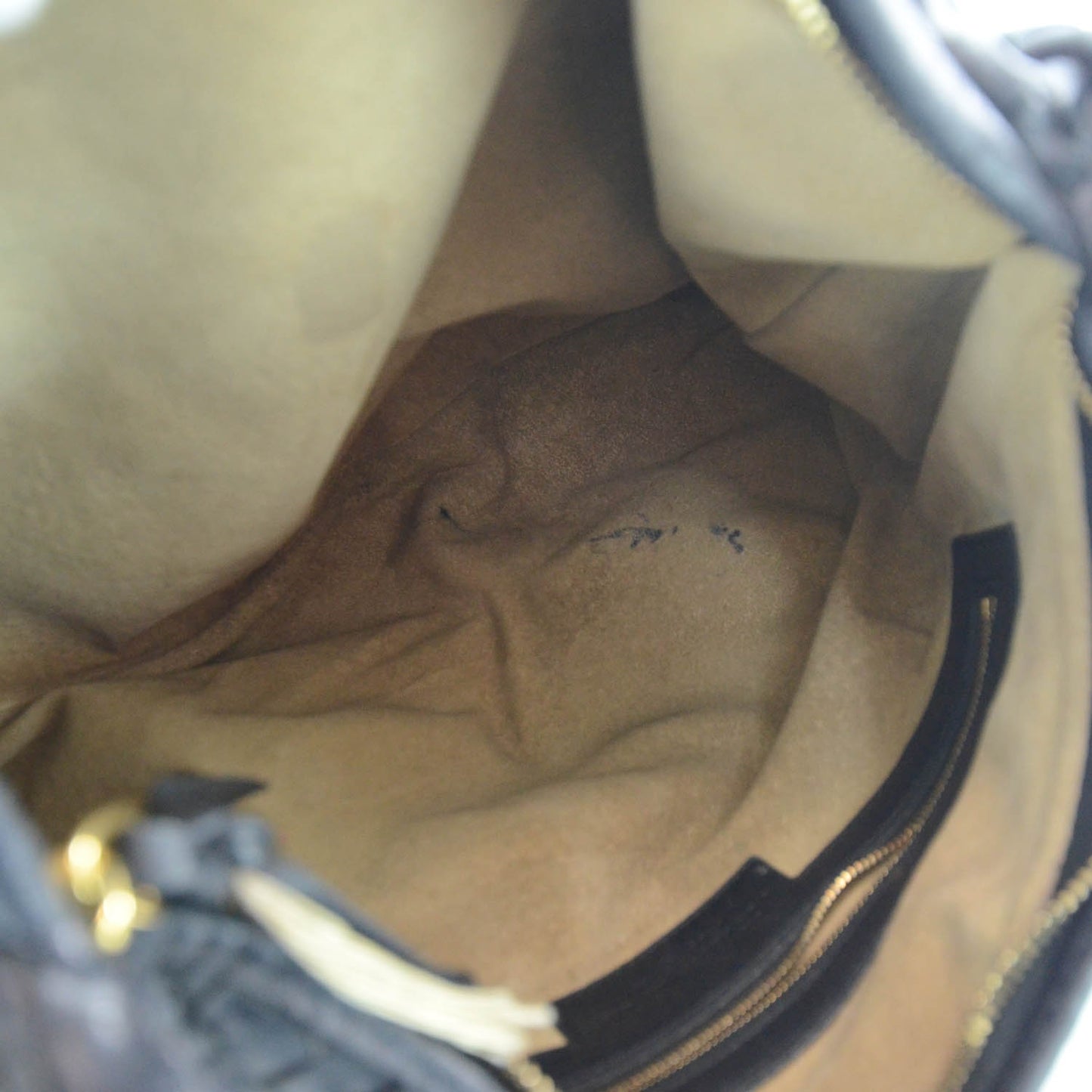 Woven Medium Veneta Hobo Nero