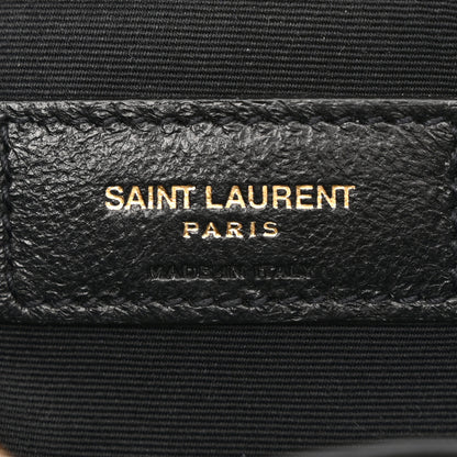 Saint Laurent Raffia Calfskin Monogram Medium Niki Chain Satchel Natural 6 of 18