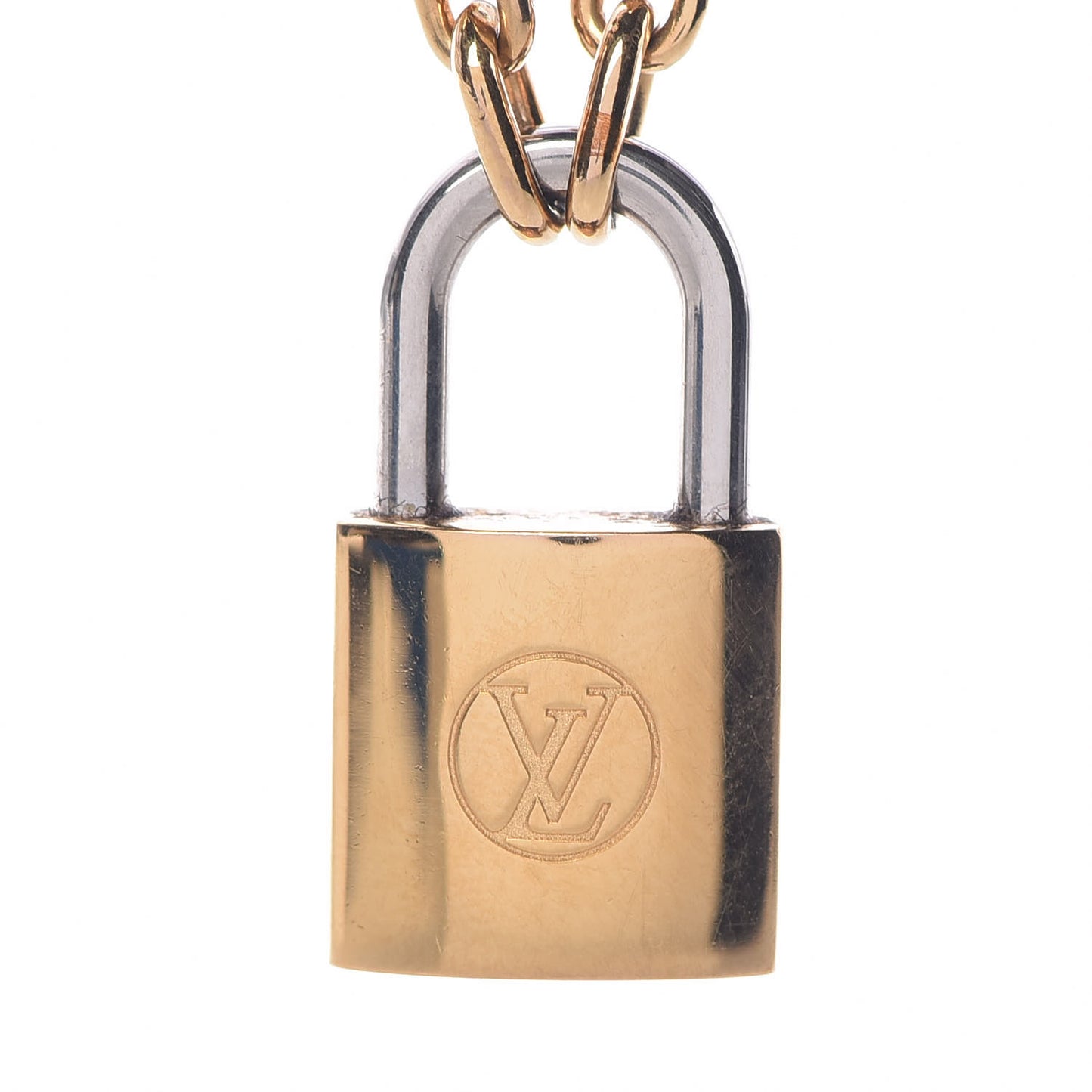Lock Me Pendant Necklace Gold