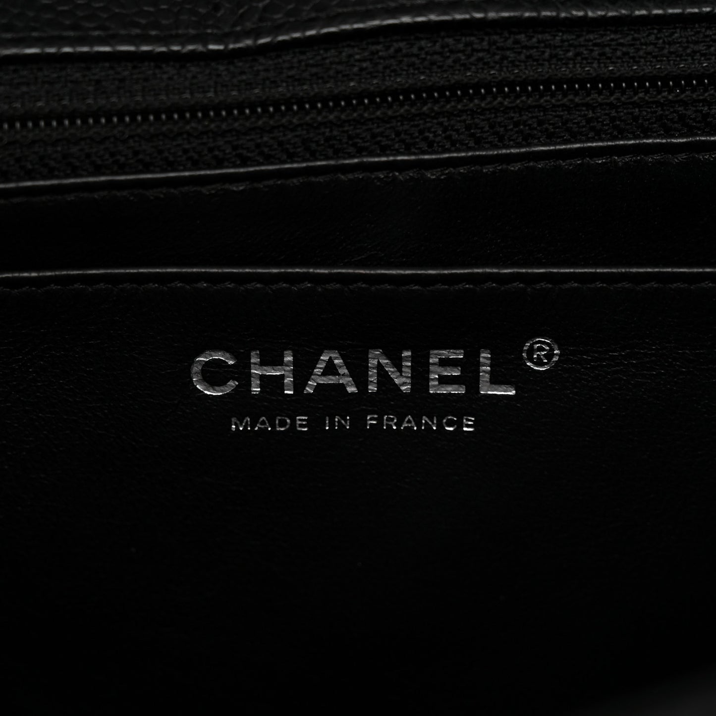 Caviar Quilted Jumbo Single Flap Black