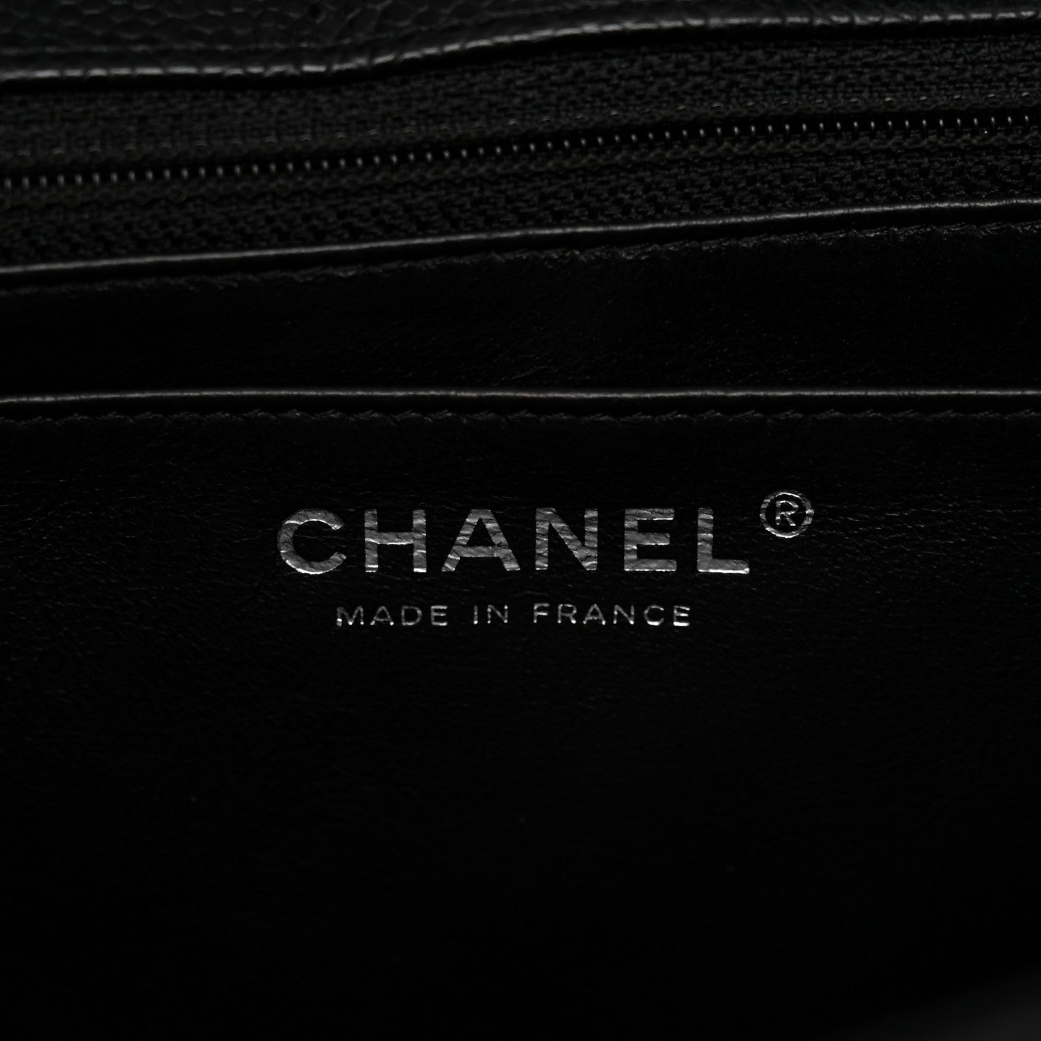 Chanel Caviar Quilted Jumbo Single Flap Black 6 of 12