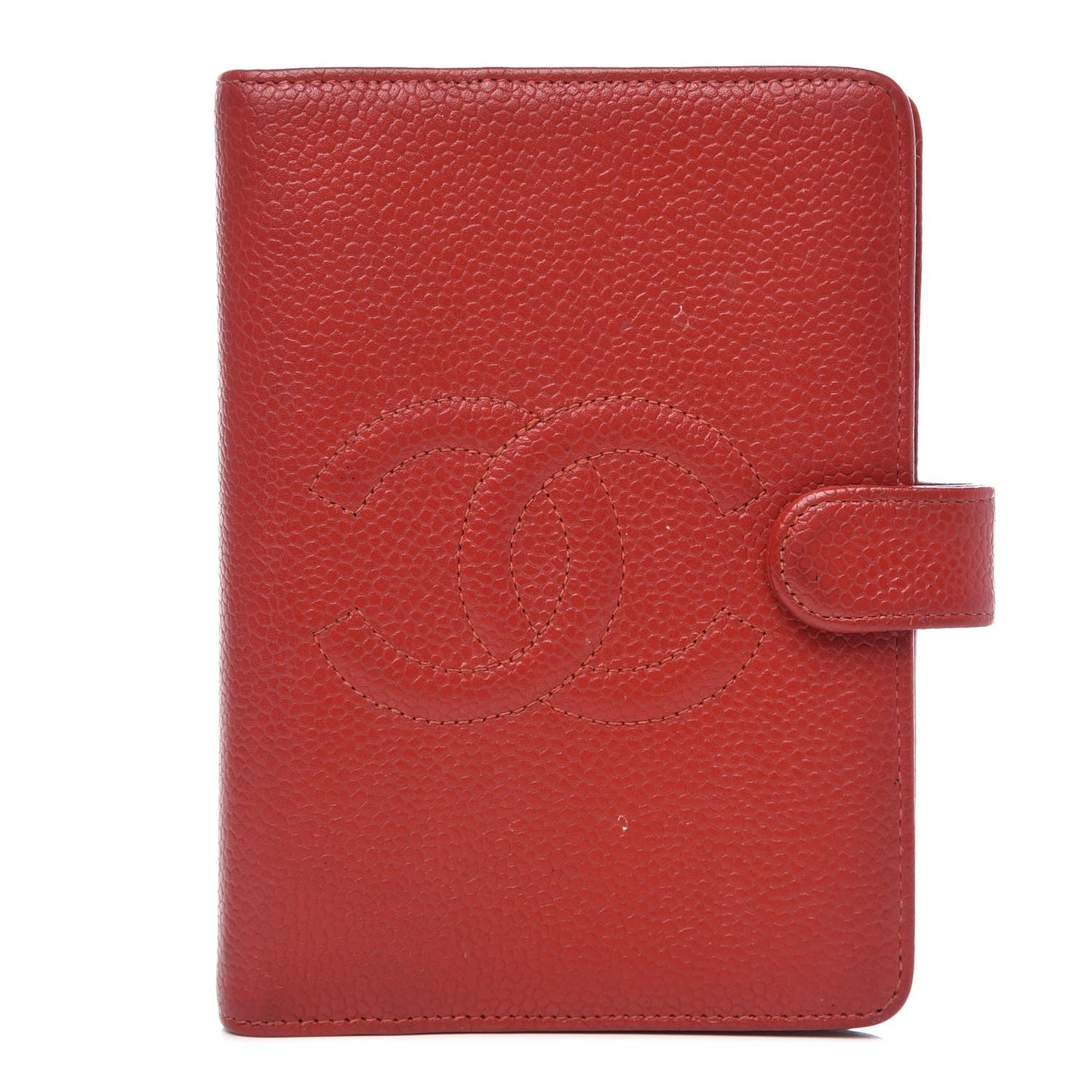 Caviar CC Small Ring Agenda Planner Red
