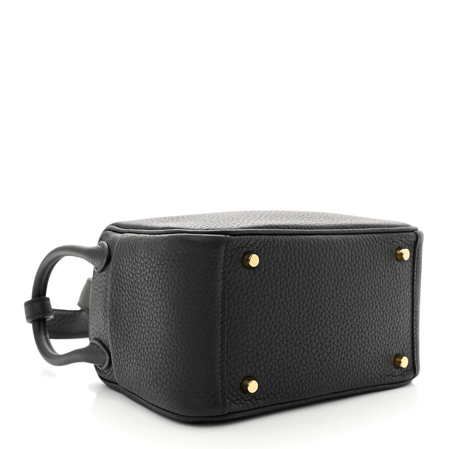 Hermes Taurillon Clemence Mini Lindy 20 Black 4 of 11