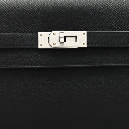 Hermes Epsom Kelly Wallet To Go Black 9 of 11