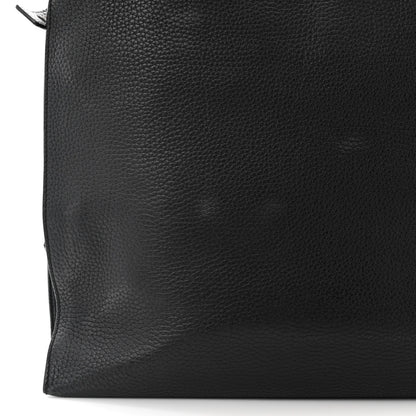 Tom Ford Pebbled Calfskin Large Alix Padlock Zip Hobo Bag Black 13 of 15