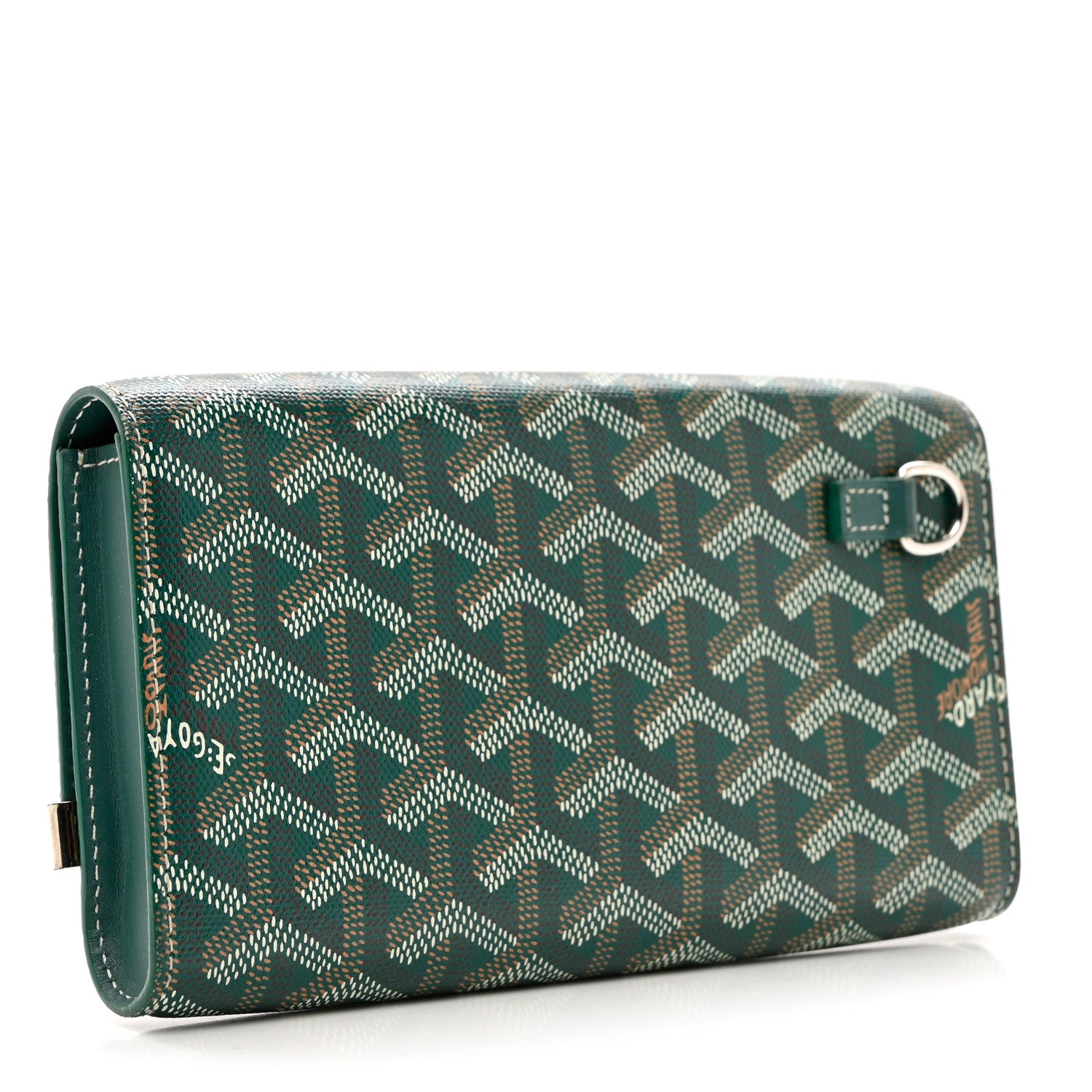Goyard Goyardine Monte Carlo Bois Clutch Green 4 of 8