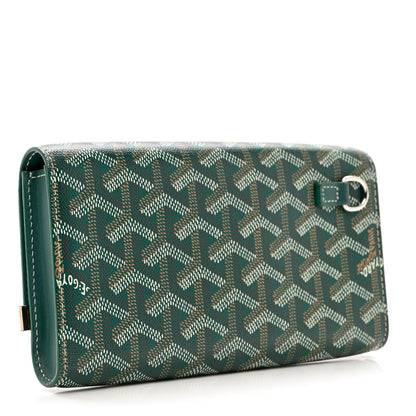 Goyard Goyardine Monte Carlo Bois Clutch Green 4 of 8