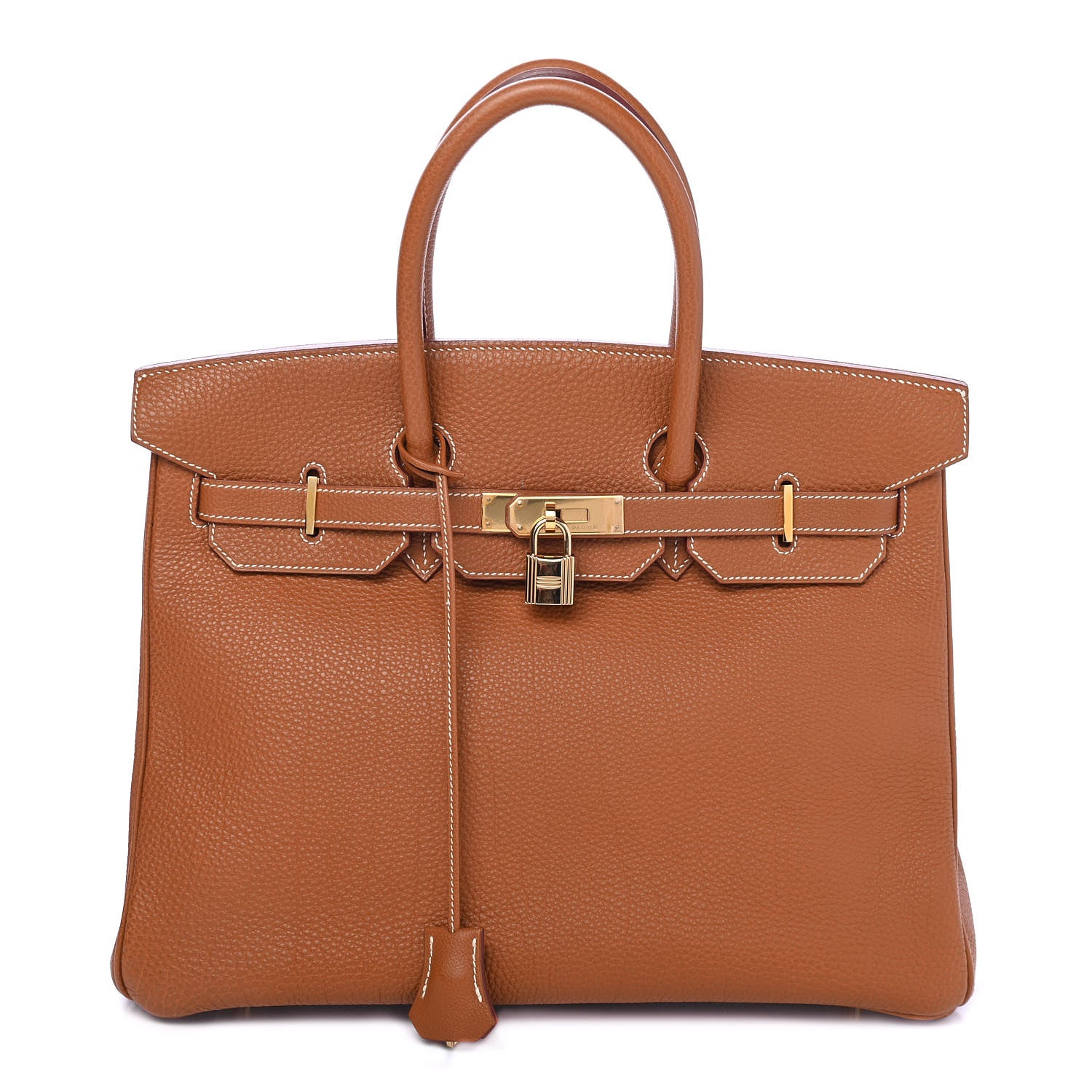 Hermes Togo Birkin 35 Gold 1 of 9