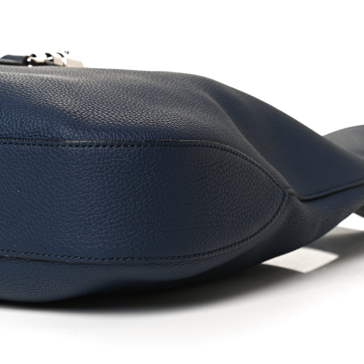 Soft Grained Calfskin Large Jackie Hobo Classic Blue Marine