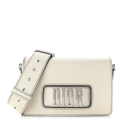 Christian Dior Smooth Calfskin Dio(r)evolution Flap Bag Off White 1 of 13