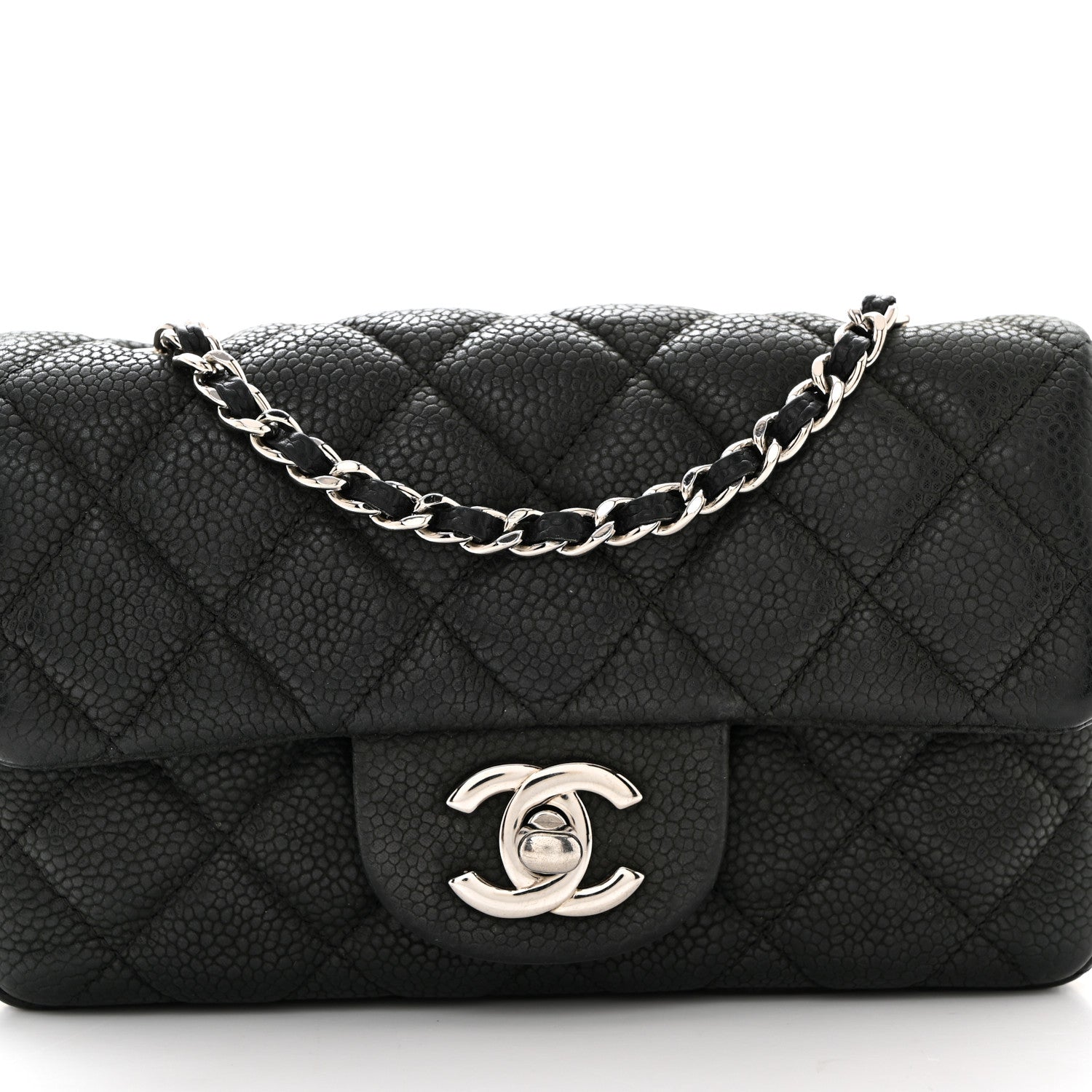 Chanel Iridescent Caviar Quilted Extra Mini Flap Black 8 of 11