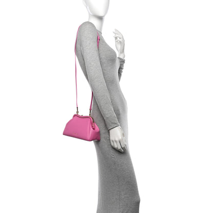 Bulgari Nappa Serpentine Clutch With Strap Pink 2 of 13