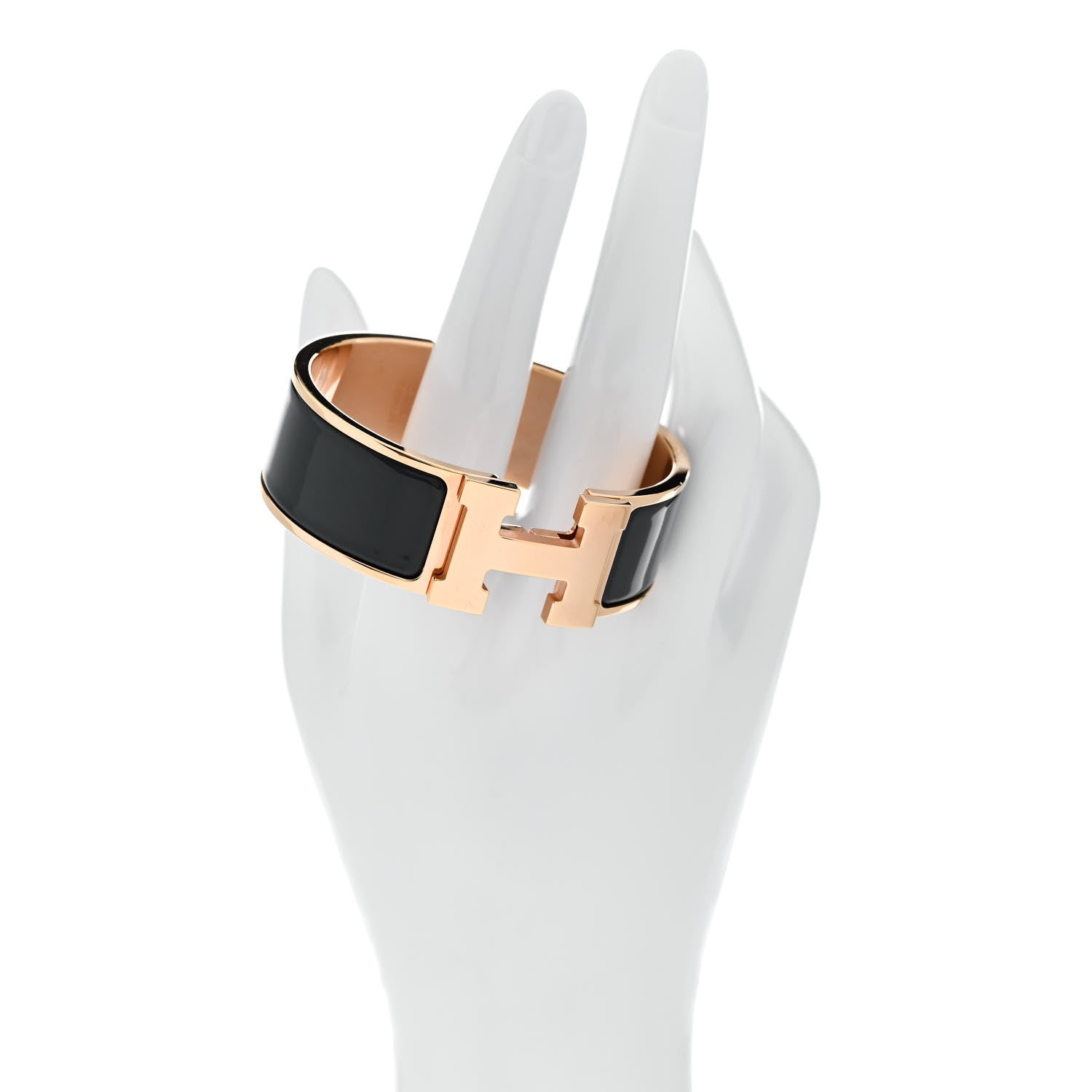 Hermes Enamel Wide Clic Clac H Bracelet GM 2 of 5