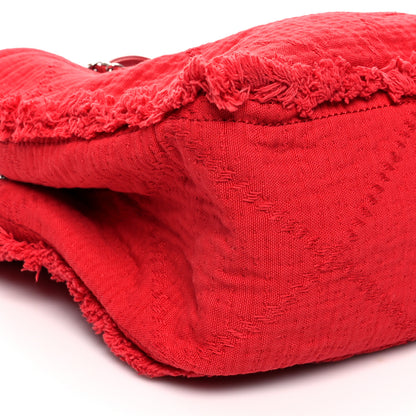 Chanel Canvas Large Double Face Shopping Tote Red 9 of 10