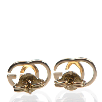 Gucci 18K Yellow Gold GG Tissue Stud Earrings 4 of 5