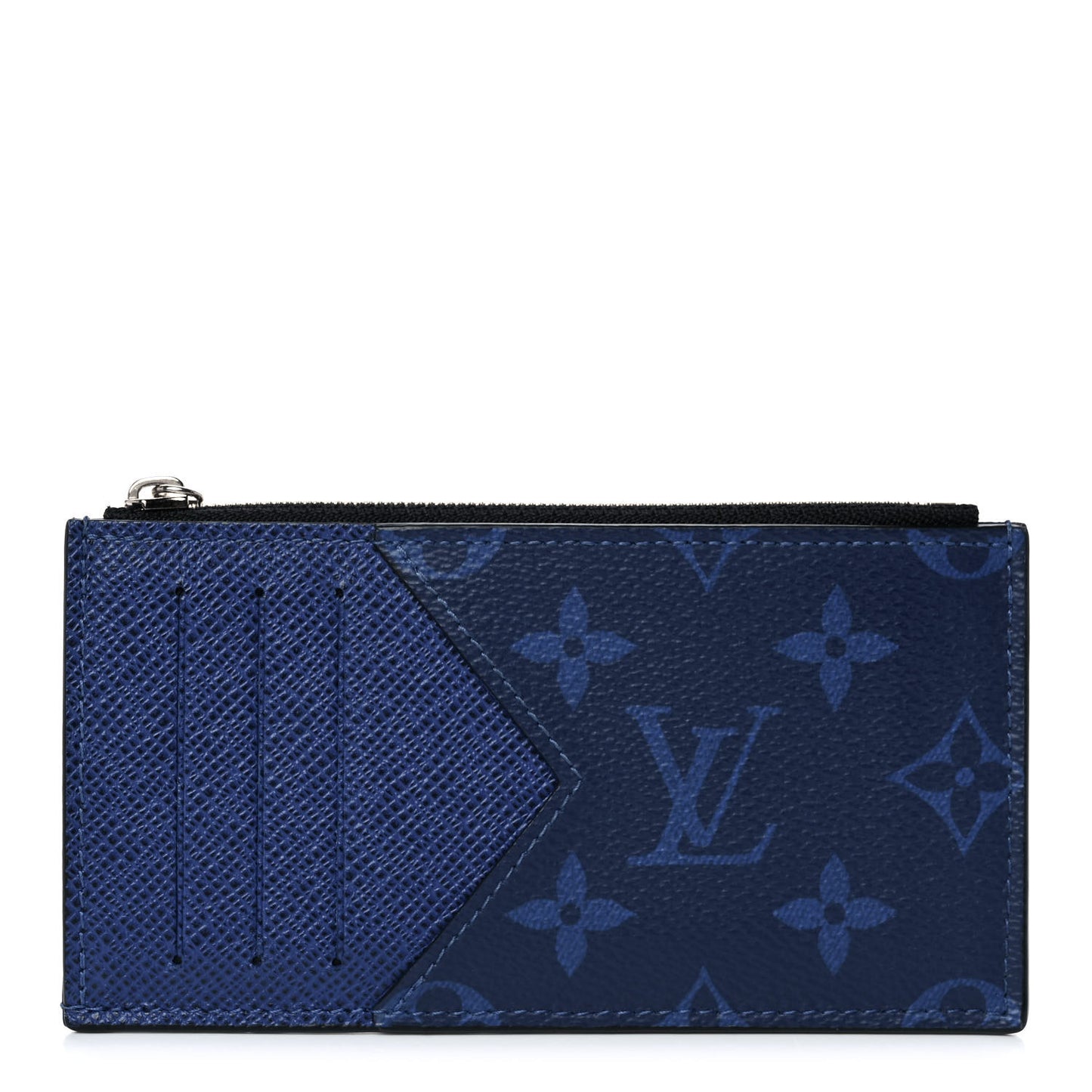 Monogram Taiga Coin Card Holder Cobalt