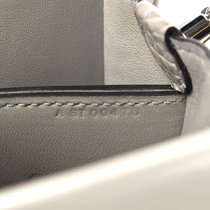 Hermes Matte Alligator Lizard Mini Sac Roulis Ombre Gris Perle 7 of 11