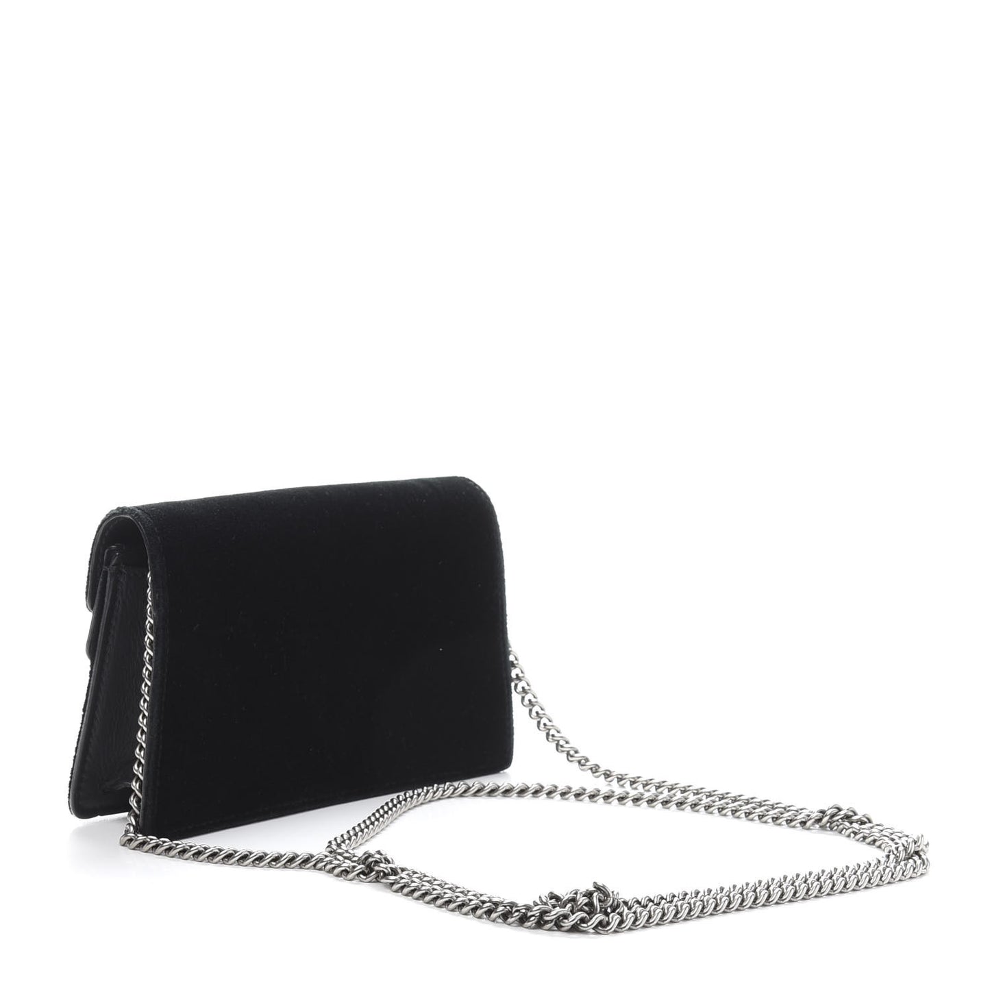 Velvet Super Mini Dionysus Shoulder Bag Black