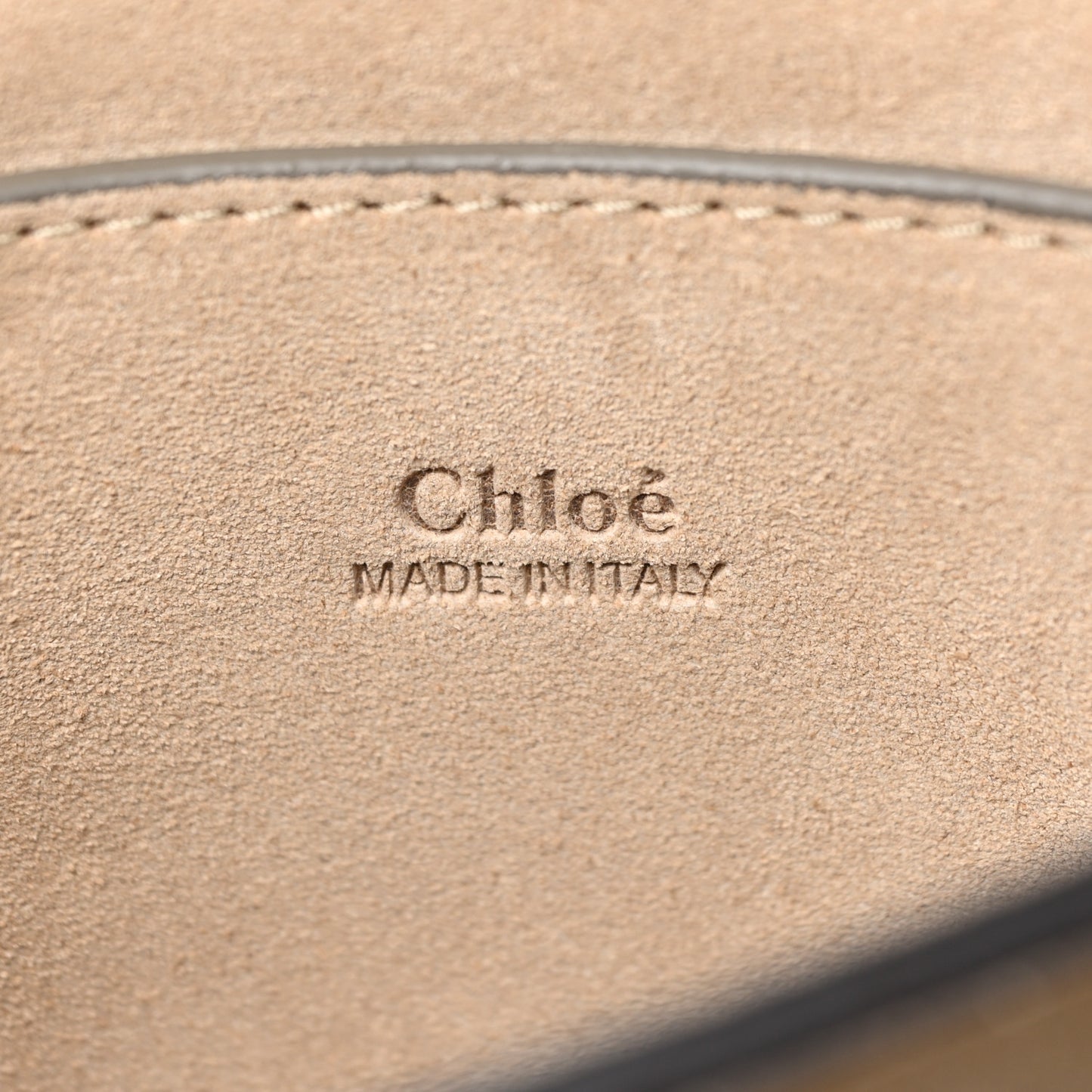 Suede Calfskin Small Faye Shoulder Bag Tobacco