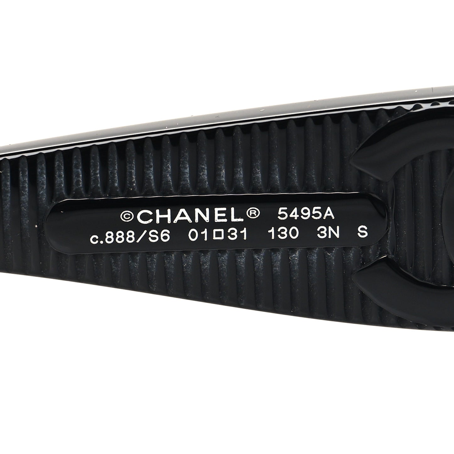 Acetate Shield Sunglasses 5495A Black