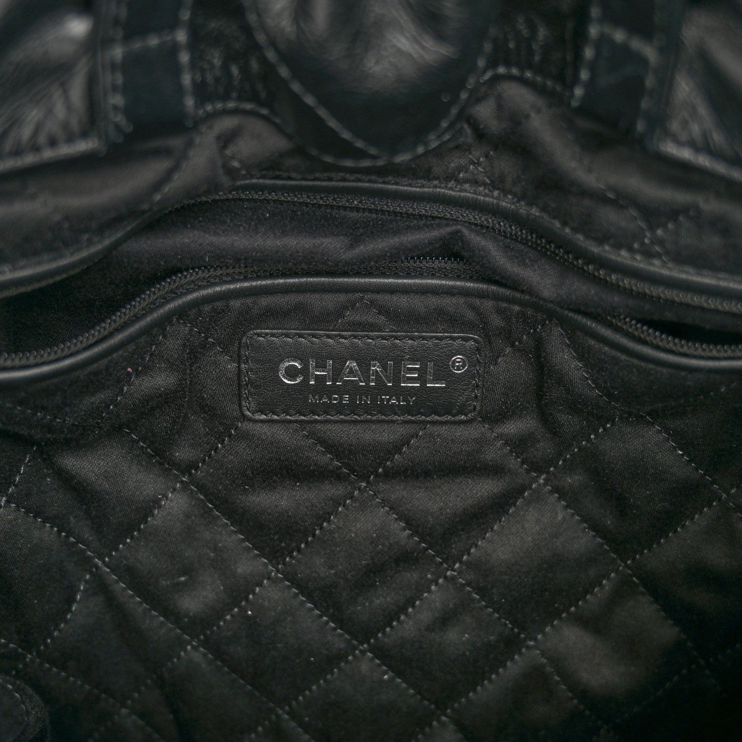 Chanel Shiny Calfskin Quilted Chanel 22 Backpack So Black 6 of 11