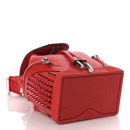 Christian Louboutin Calfskin Spiked Mini Explorafunk Keyring Bag Loubi 3 of 7