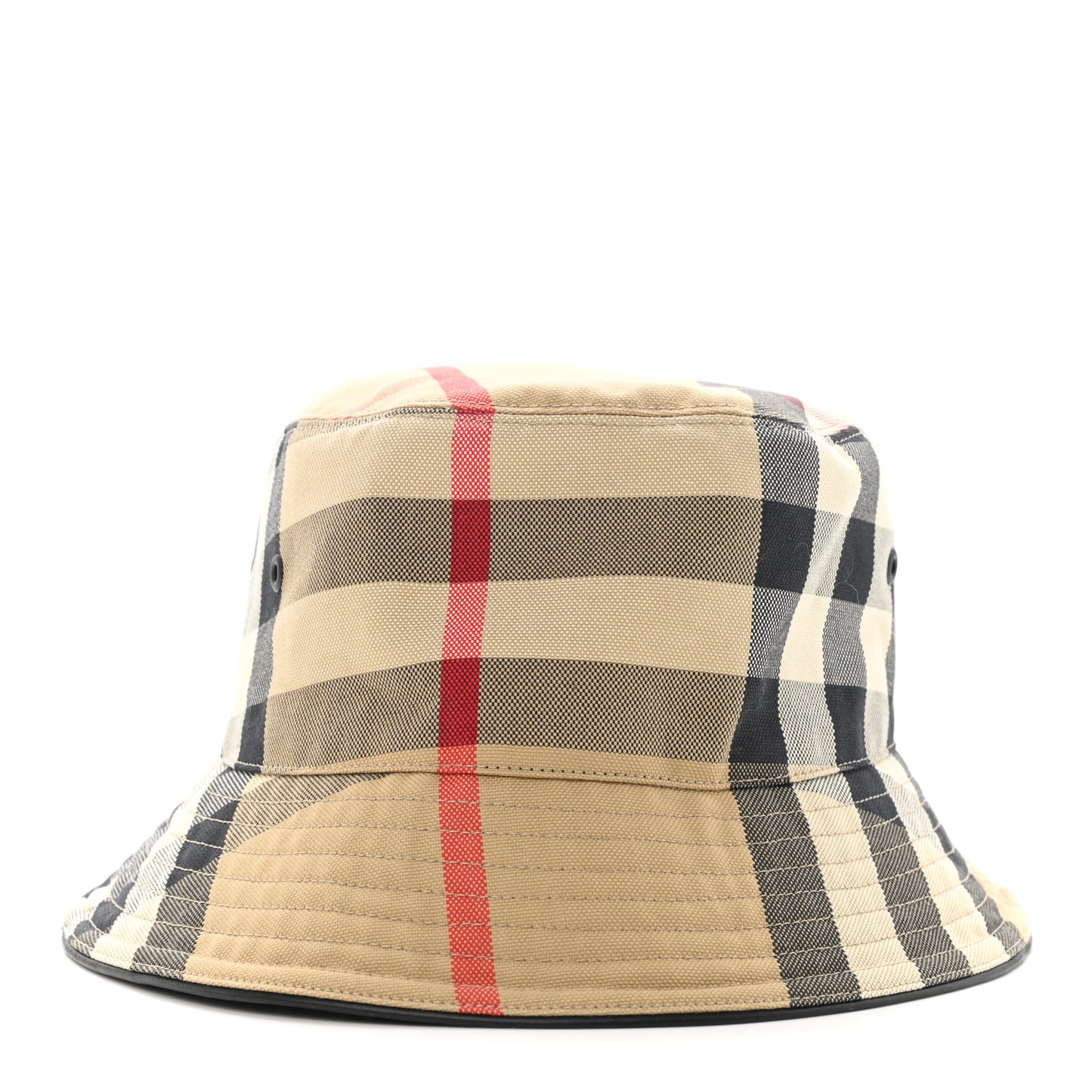 Technical Cotton Giant Check Bucket Hat L