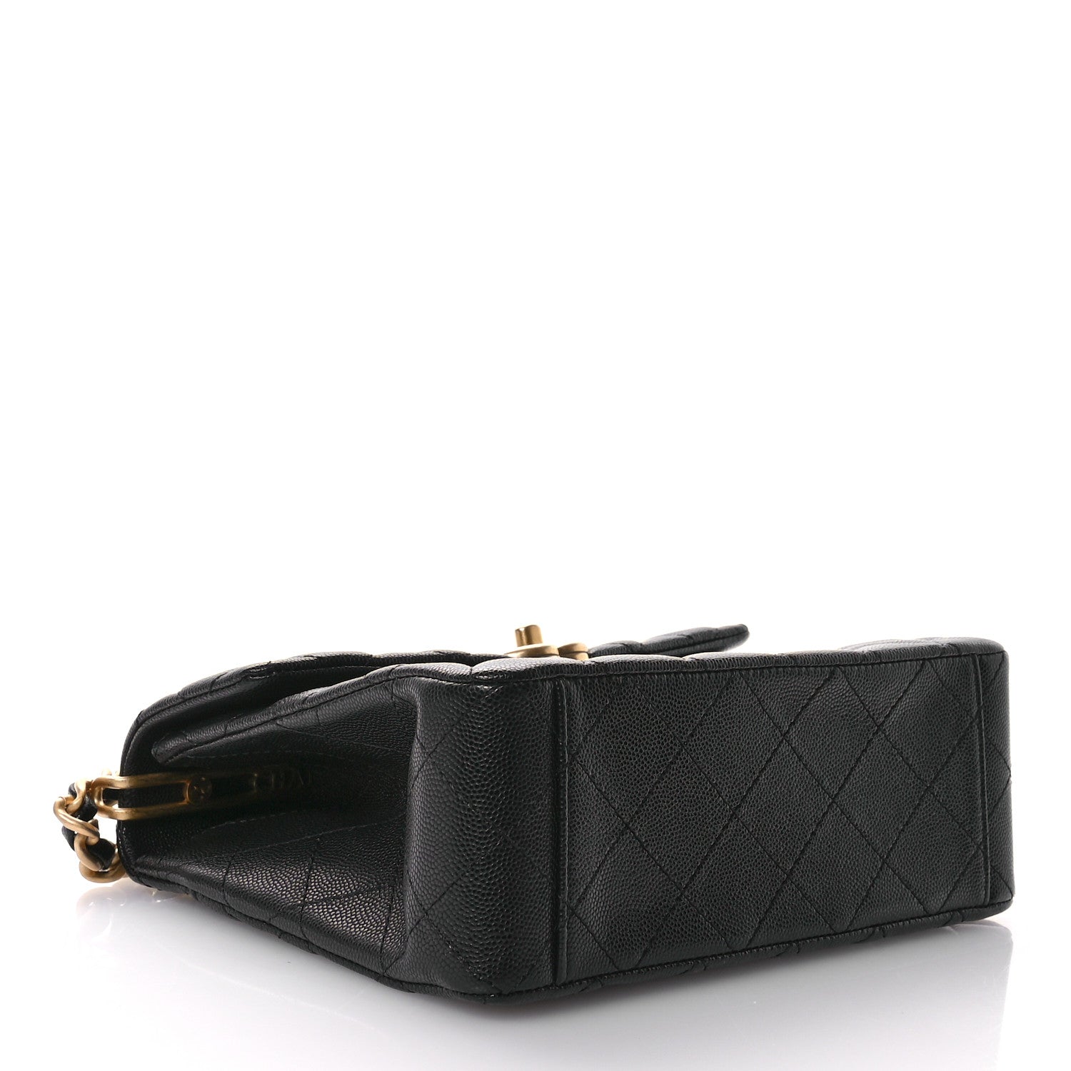 Chanel Caviar Quilted 31 Rue Cambon Top Handle Flap Black 4 of 12