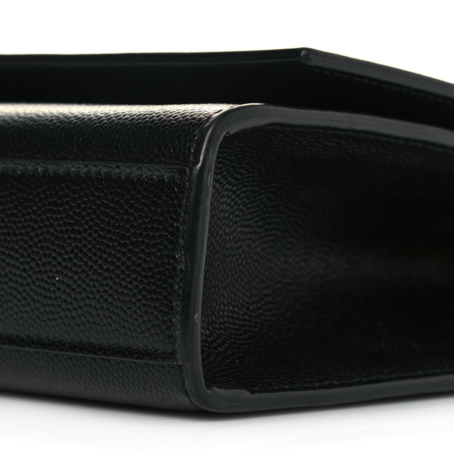 Saint Laurent Grain De Poudre Medium Classic Monogram Kate Satchel Black 8 of 9