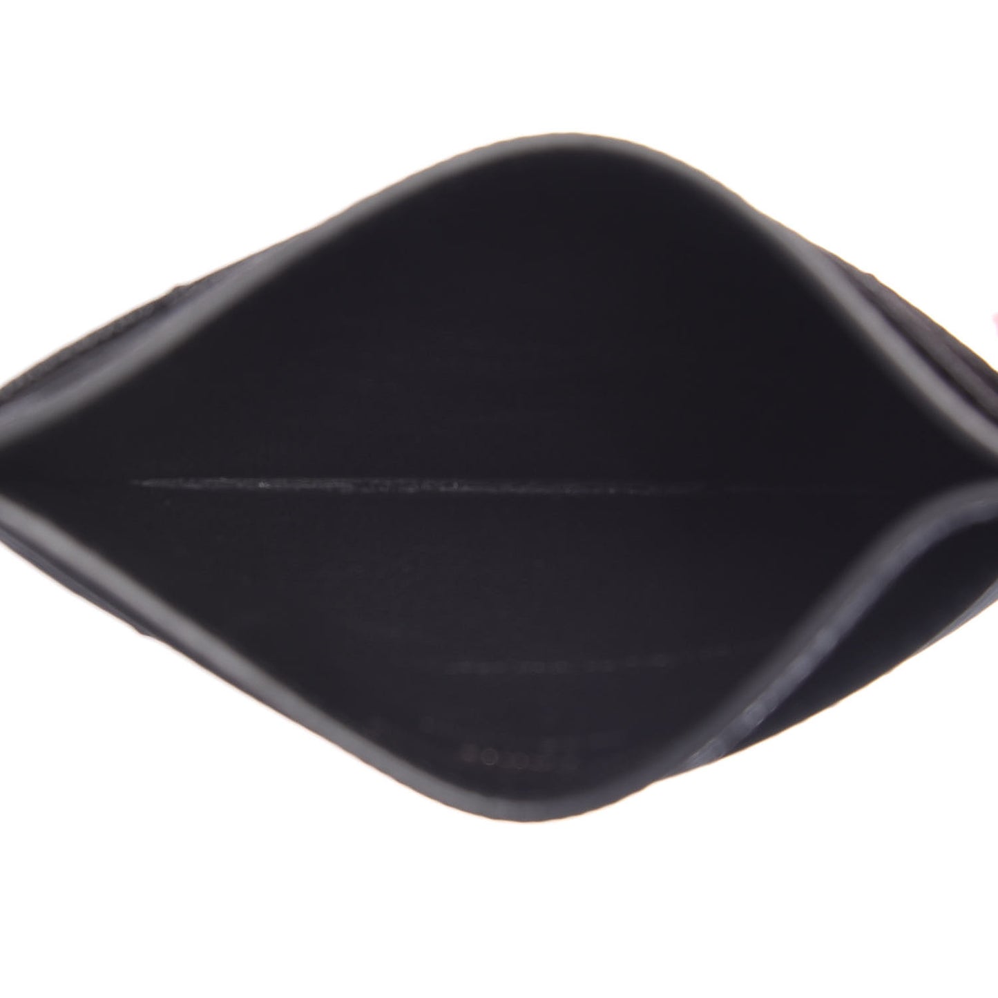 Grain De Poudre Matelasse Chevron Monogram Credit Card Case Black