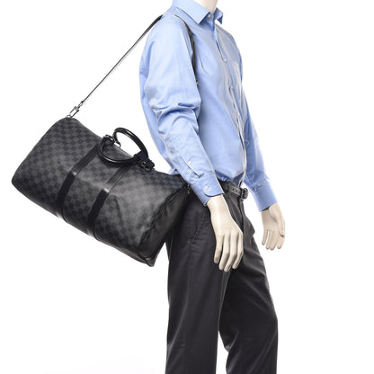 Louis Vuitton Damier Graphite Keepall Bandouliere 45 2 of 10
