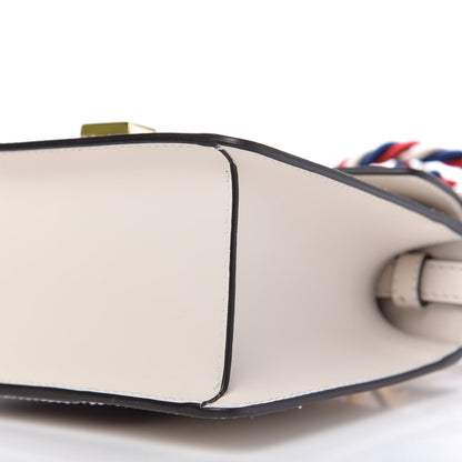 Gucci Calfskin Mini Sylvie Top Handle Bag White 7 of 12