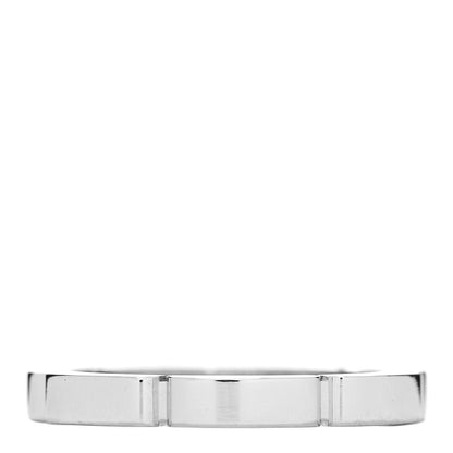 Cartier 18K White Gold 2.5mm Maillon Panthere Wedding Band Ring 50 5.25 3 of 4