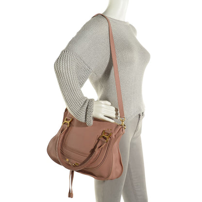 Chloe Calfskin Medium Marcie Satchel Anemone Pink 2 of 8