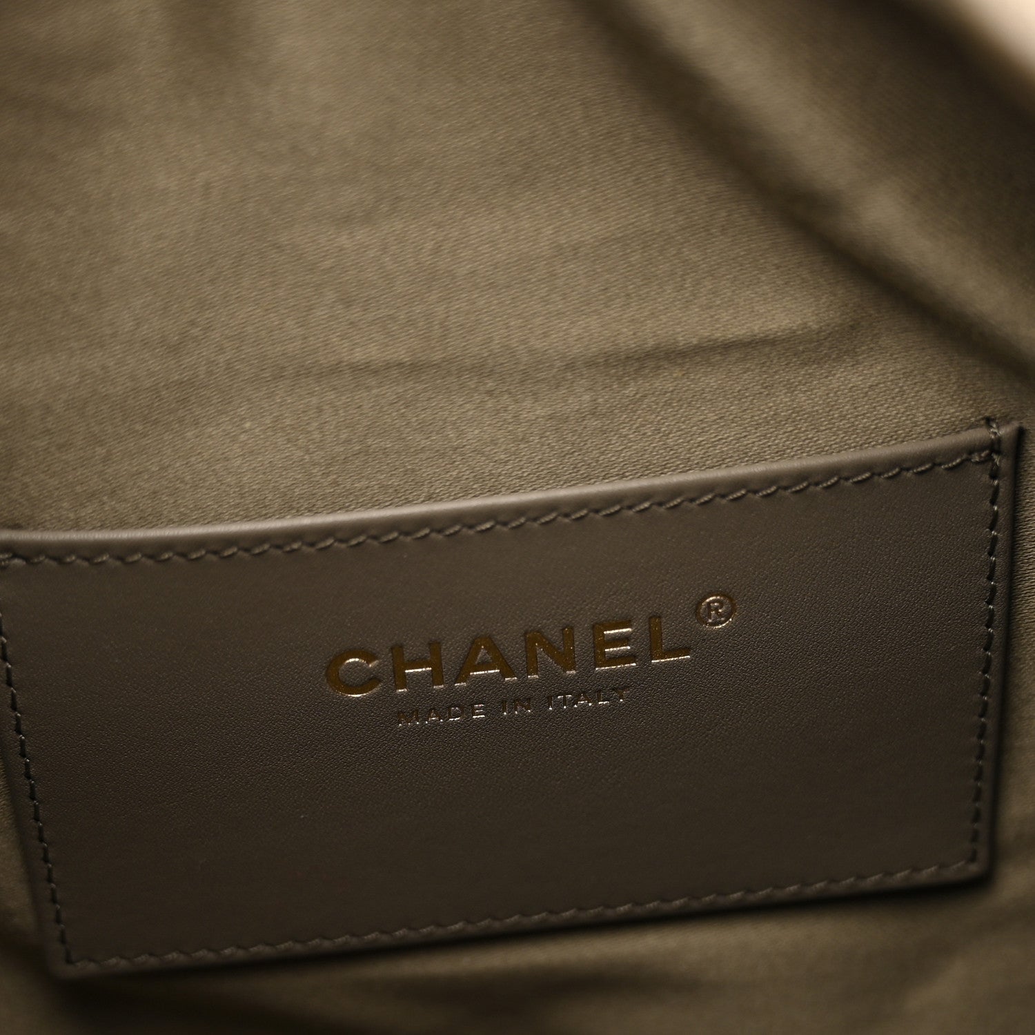 Chanel Caviar Quilted Medium Chanel 25 Handbag Dark Khaki 7 of 14